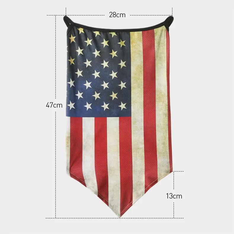 Tour de cou moto - Drapeau Américain
