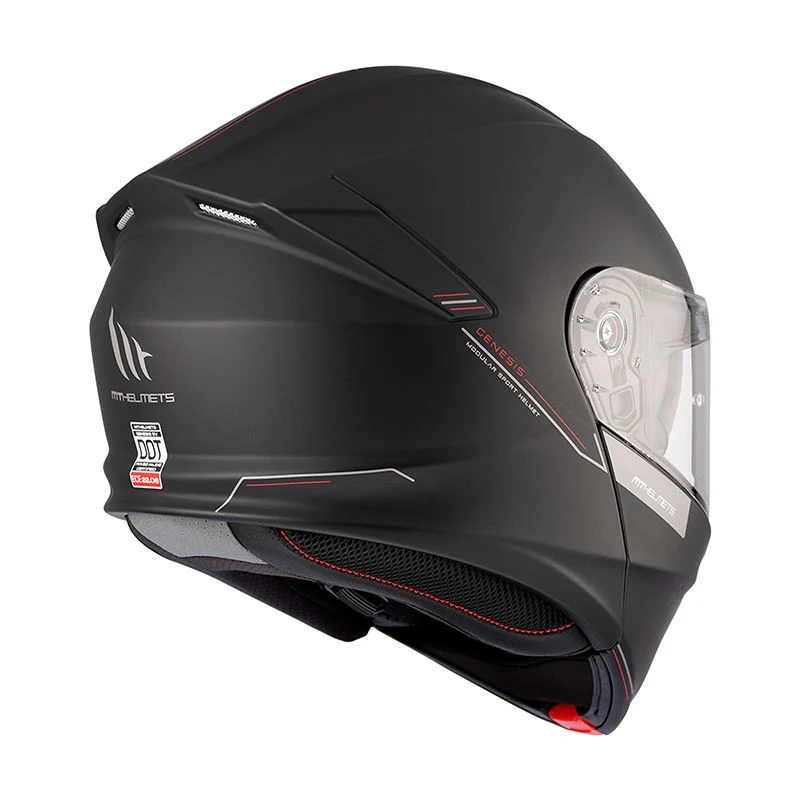 Casque moto modulable - Genesis noir