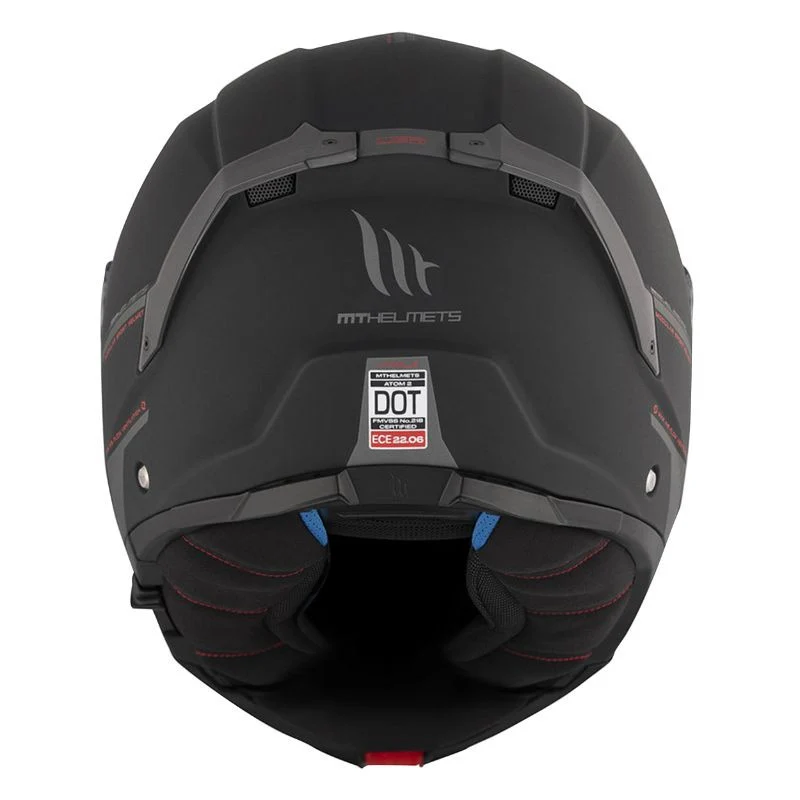 Casque moto modulable - Atom noir