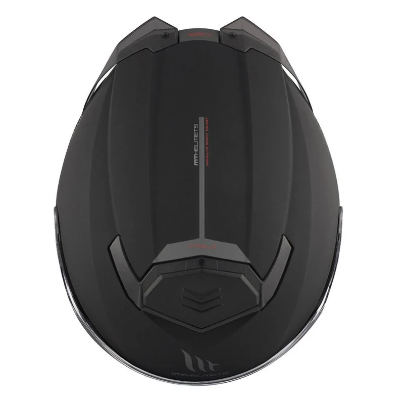 Casque moto modulable - Atom noir