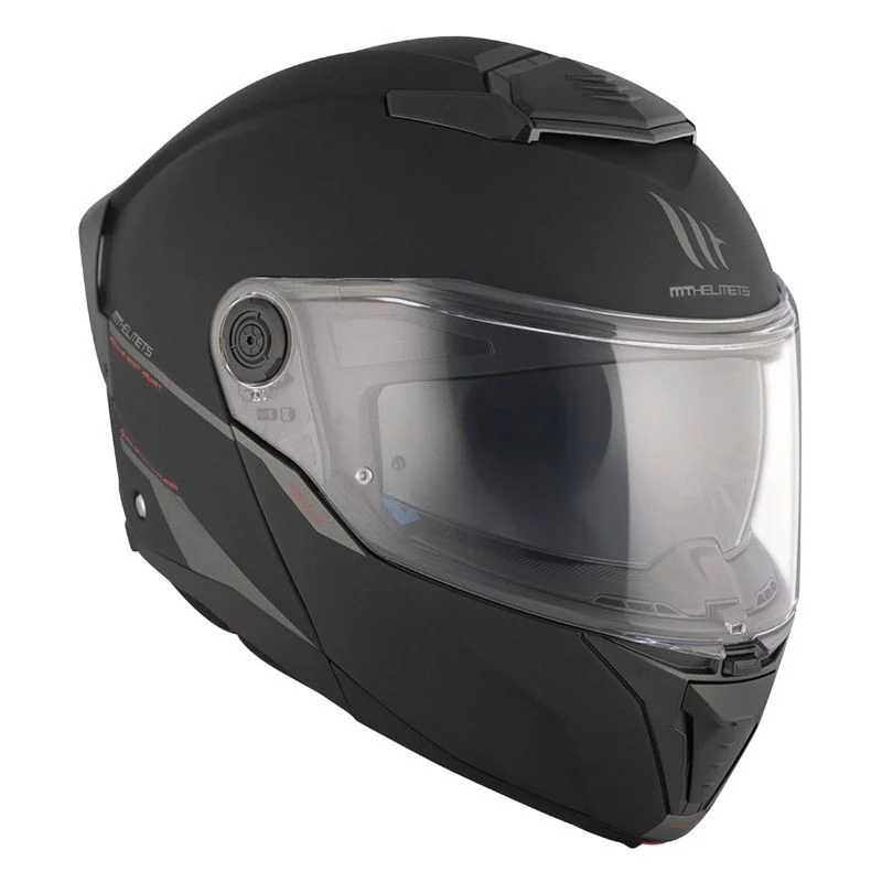 Casque moto modulable - Atom noir