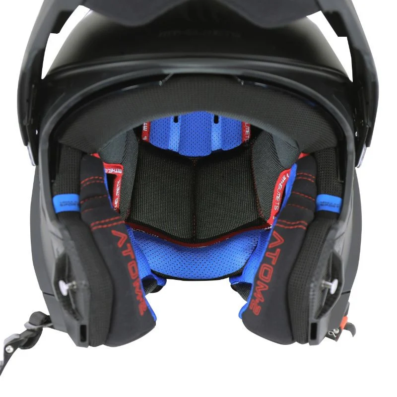 Casque moto modulable - Atom noir