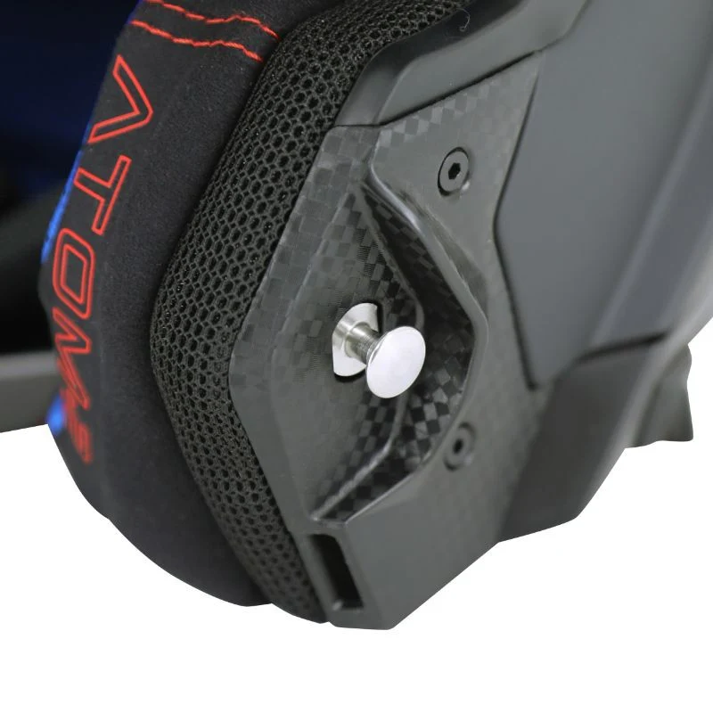 Casque moto modulable - Atom noir
