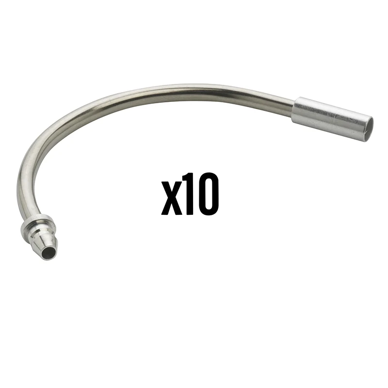 Coudé V-Brake Elvedes 130° INOX (Vendu Par 10)