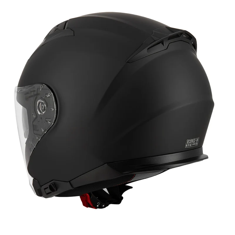 Casque jet moto - Blake noir mat