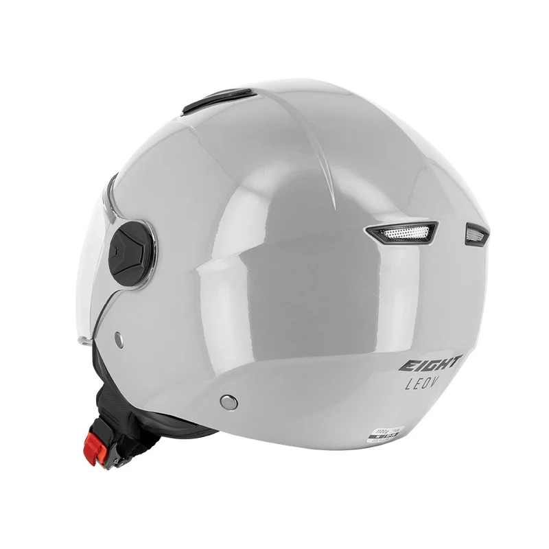 Casque jet moto - Leov LV Gris