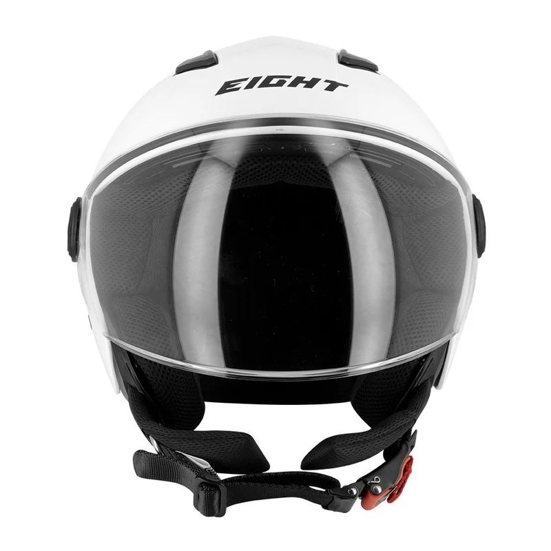 Casque jet moto - Leov LV Blanc