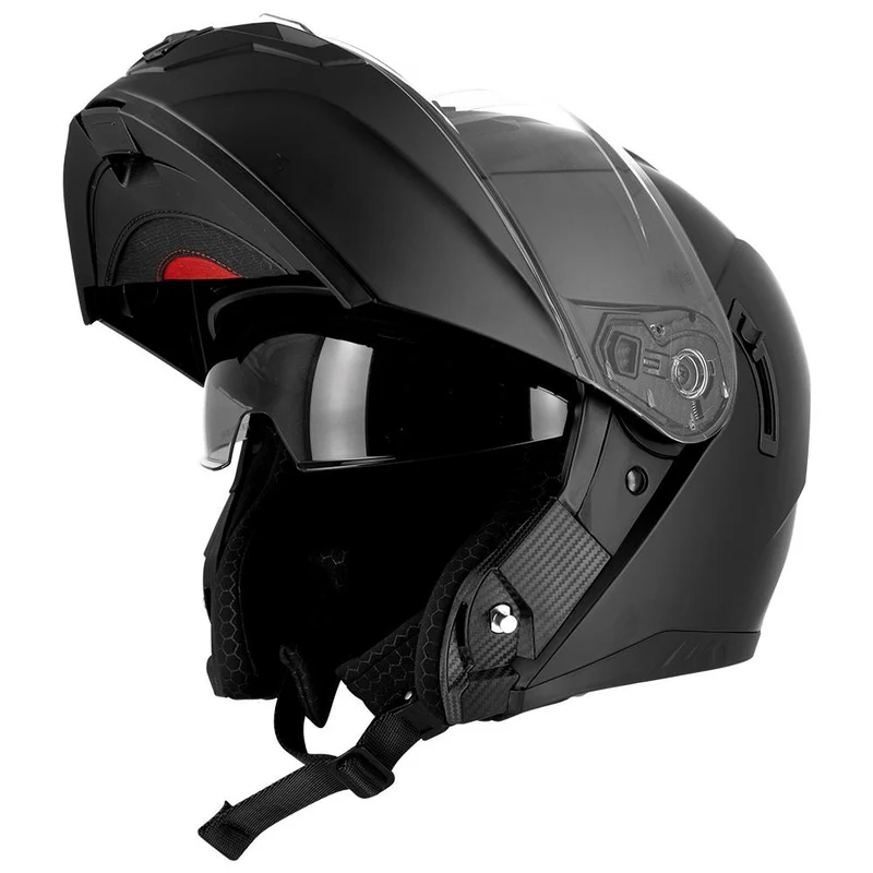 Casque moto modulable - S521 Dualist noir mat