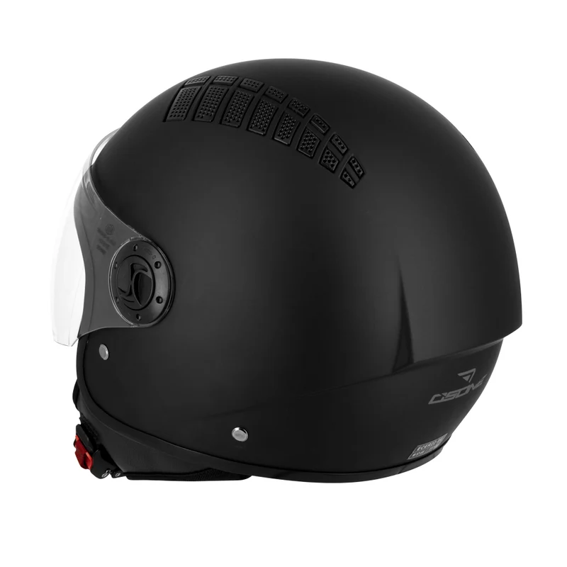 Casque jet moto - Citizen Noir Mat