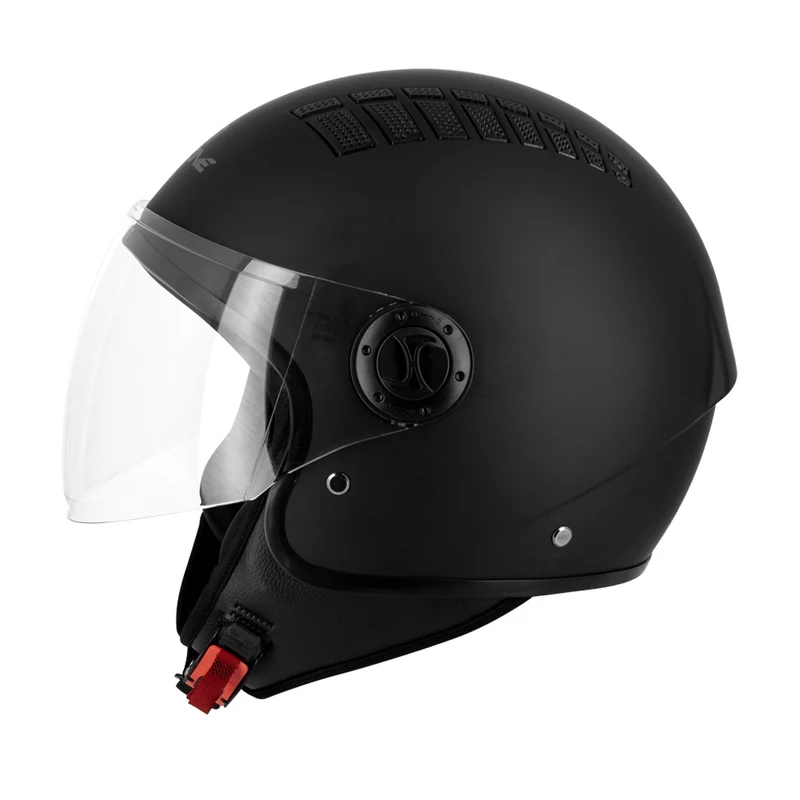 Casque jet moto - Citizen Noir Mat