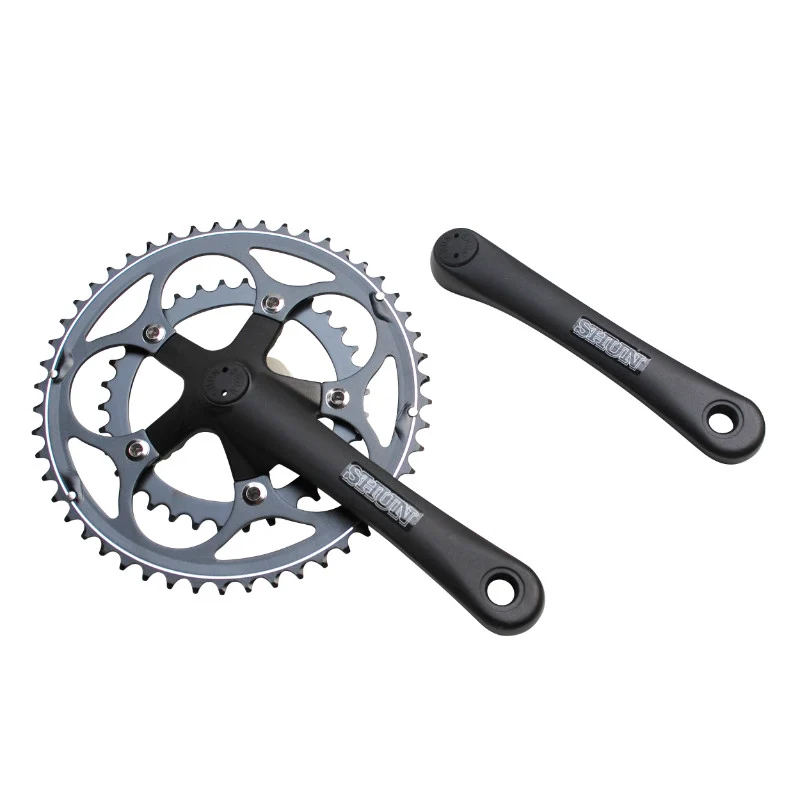 Pédalier Route Stronglight 9-10V. Impact Eco Argent 170 mm 50-34 Compatible 8V. (Axe Carré 107 mm)