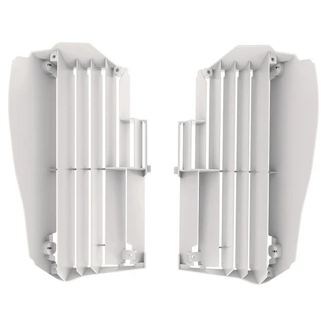 Aletines radiador Yamaha YZ450F 18-22 / YZ250F 19-22 Polisport - blanco