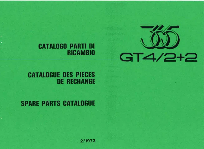 manuels d'atelier Ferrari 400 et 412 français