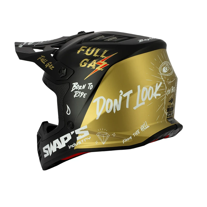 Casque Moto Enfant - Swaps S886 Rock'it Full Gaz