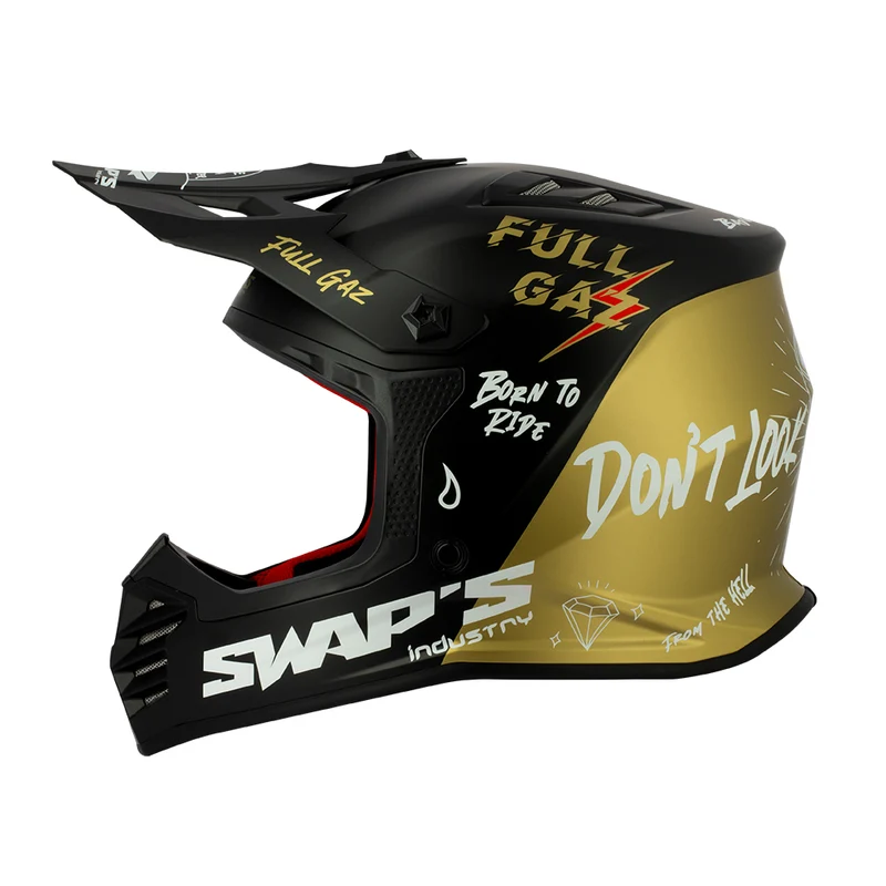 Casque Moto Enfant - Swaps S886 Rock'it Full Gaz