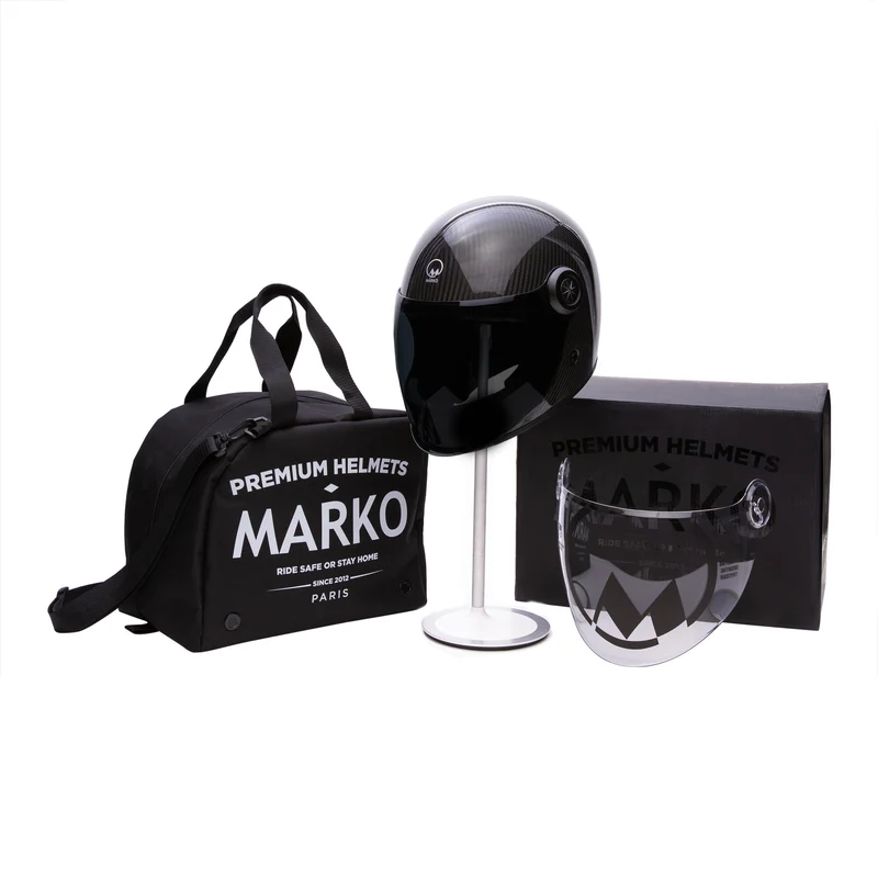 Casque intégral moto - Dark Side Noir
