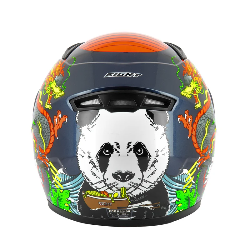 Casque intégral moto enfant - Eight Kanji
