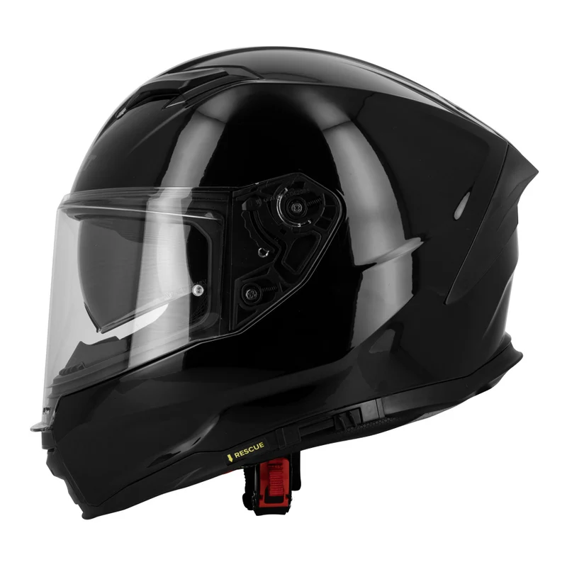 Casque intégral moto - Eight S442 Noir Uni