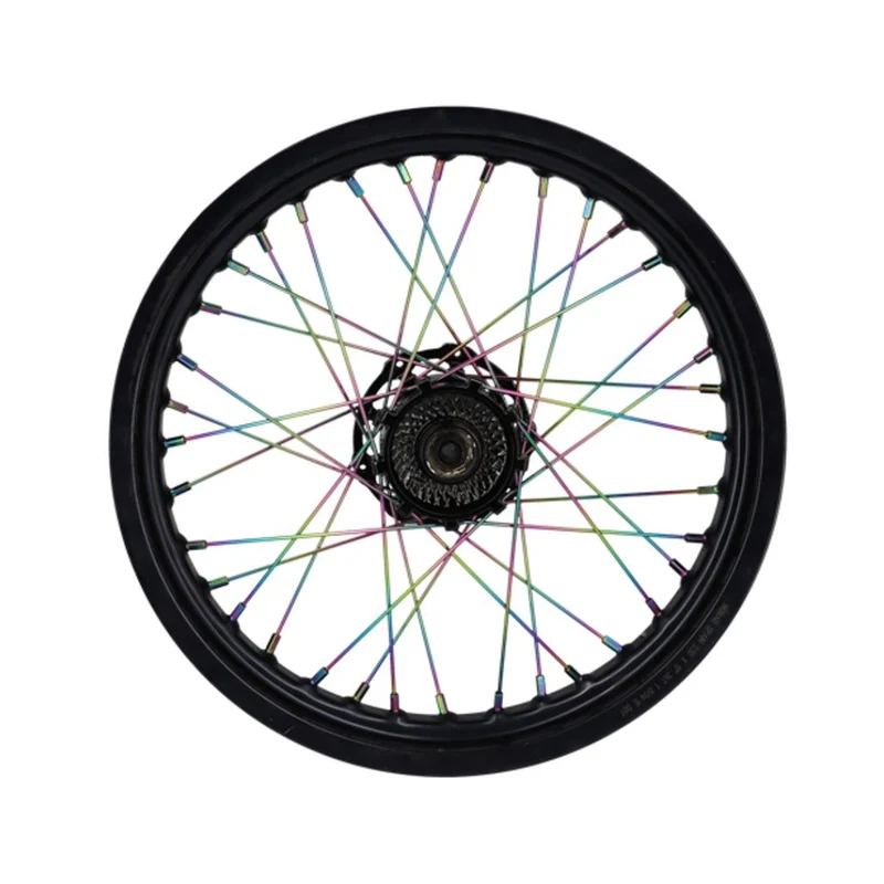 Jeu de rayons roue arrière Doppler 195MM + 199MM 36 pièces Neochrome Derbi Senda