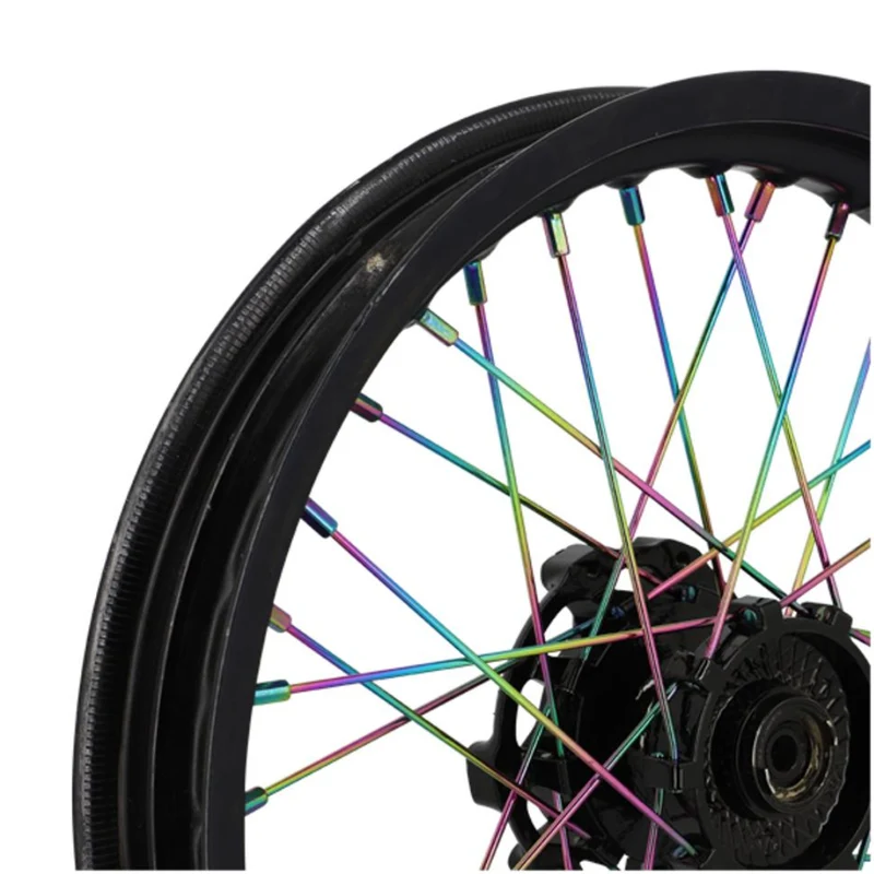 Jeu de rayons roue arrière Doppler 195MM + 199MM 36 pièces Neochrome Derbi Senda