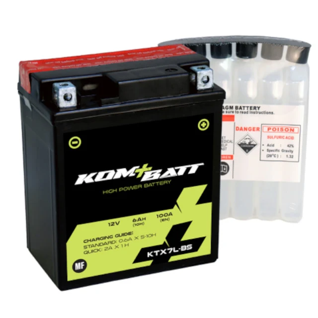Batería YTX7L-BS Kombatt