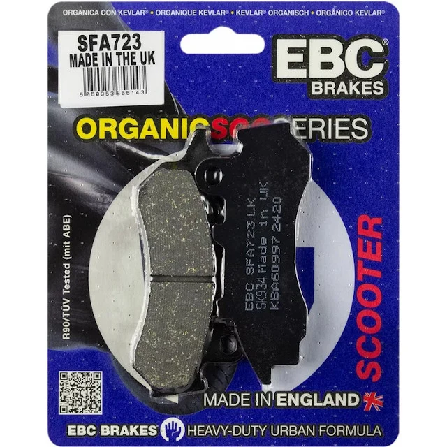 Pastillas de freno delanteras Honda SH 125 FSH Mode 19-26 EBC - orgánicas