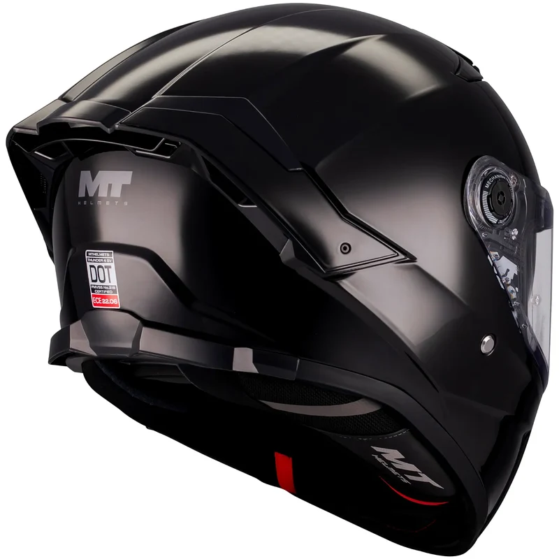 Casco MT Thunder 4 SV Pure A1 - Negro Brillo
