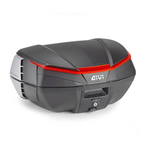 Baúl V49 AIR negro catadrióptico rojo 49 Litros Givi