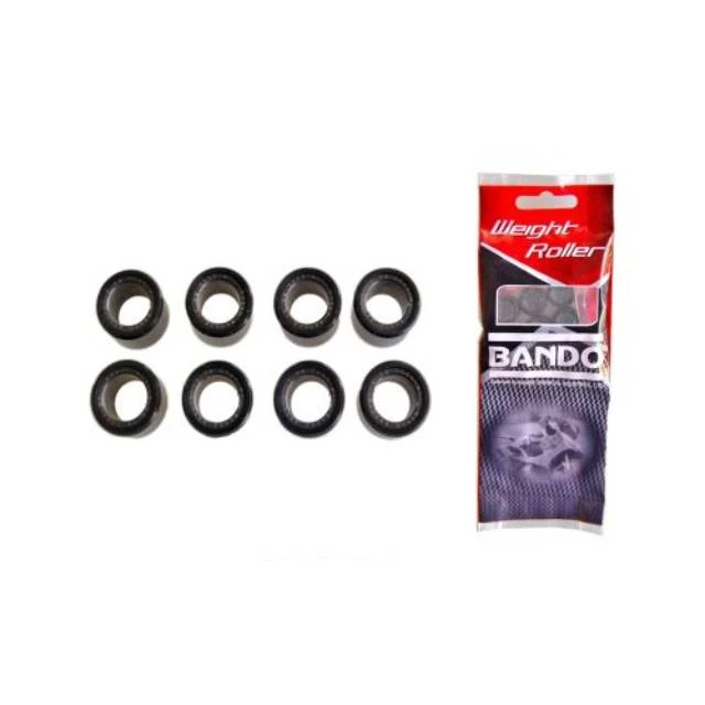 Rodillos de variador 25x17 18,5g 8 unidades Bando
