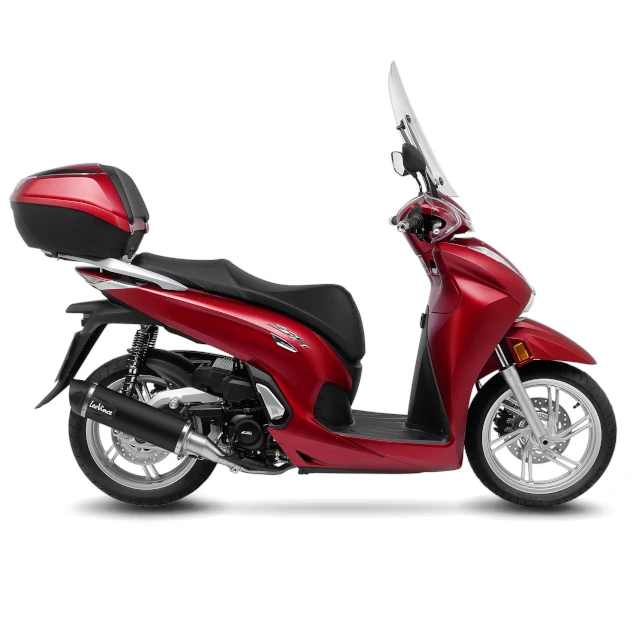Silenciador Leovince Honda SH 350 21-23 negro-carbono