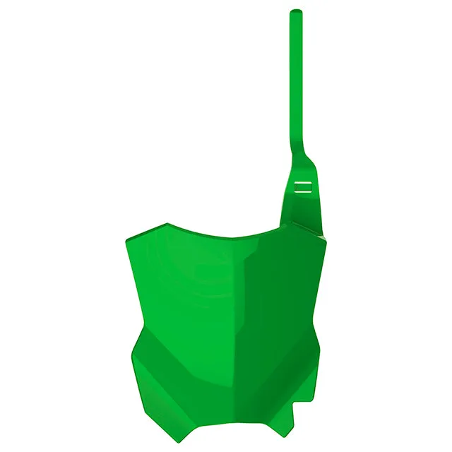 Careta portanumeros restyling KX125 / 250 KX450 20 style 03-08 Polisport - verde