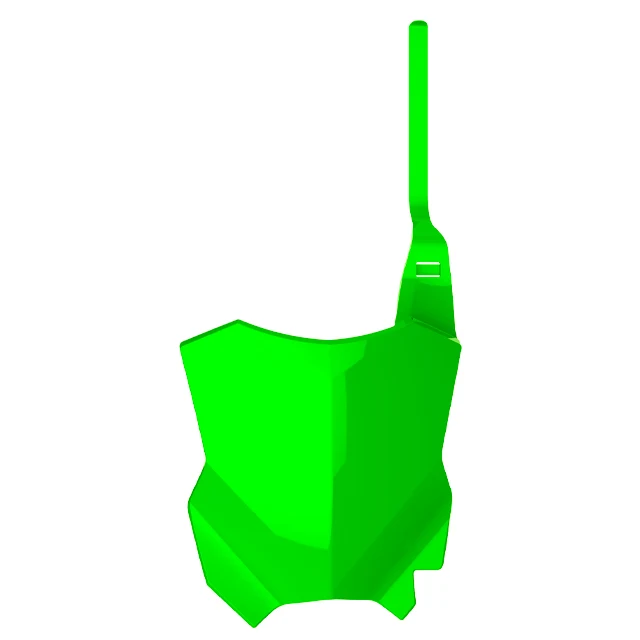 Careta portanumeros Kawasaki KX450F 16-22 / KX250F 17-22 Polisport - verde lima