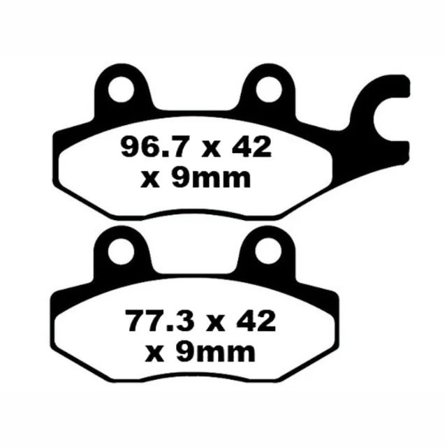 Pastillas de freno Kymco Grand Dink 50-125 / Suzuki Burgman AN 400 EBC - orgánicas