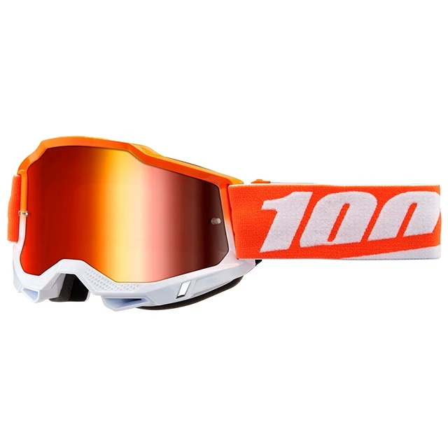 Gafas Offroad 100% Accuri 2 Infantil Matigofun - cristal espejo rojo