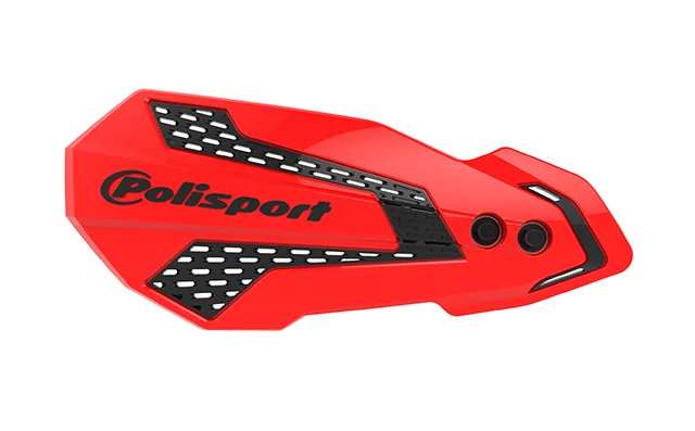 Paramanos MX Flow CR 07-22 CR450F 09-22 Rojo CR04/negro Polisport - negro