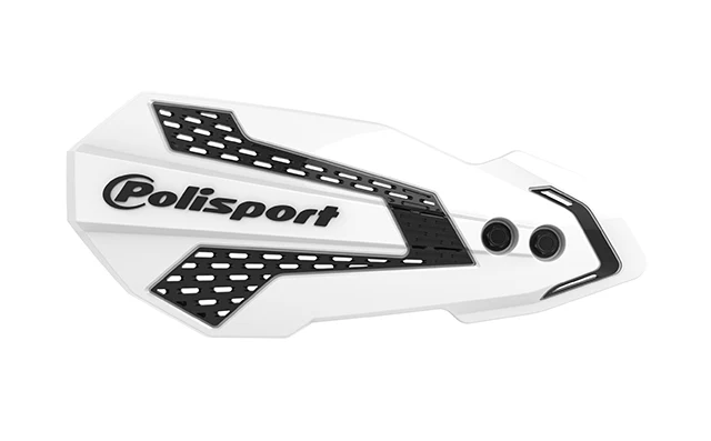 Paramanos MX Flow YZ/YZF/WR 08-22 Polisport - blanco-negro