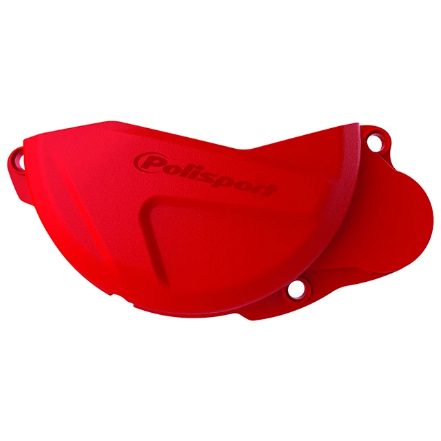 Protector Tapa Embrague Yamaha YZ250FX 13-17 Honda CRF250R 13-17 CRF250R 10-10 Polisport - rojo CR04