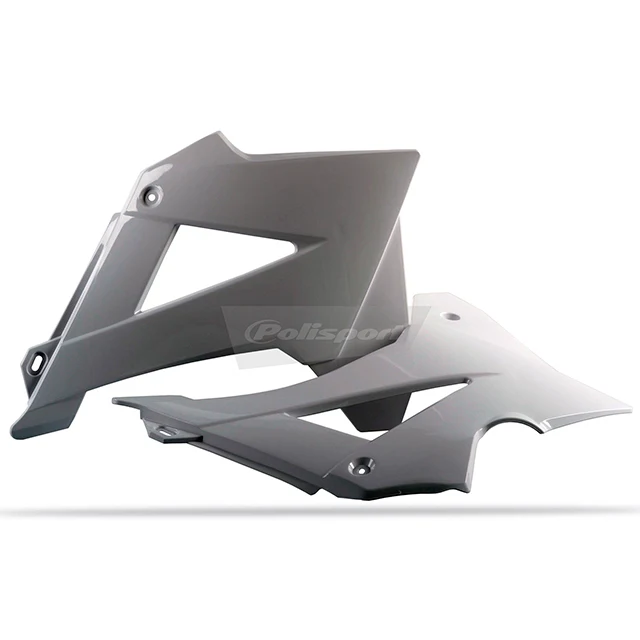 Tapas Radiador EC125/EC-E125/EC200/EC-E200/EC250/EC-E250/EC300/EC-E300/EC450/EC-E450 07-09 Polisport - blanco
