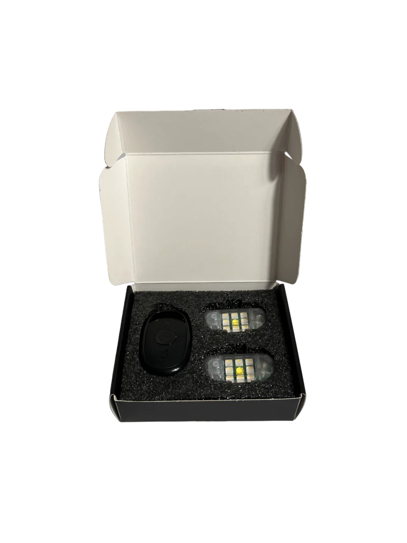 Lumières LED avec commandes