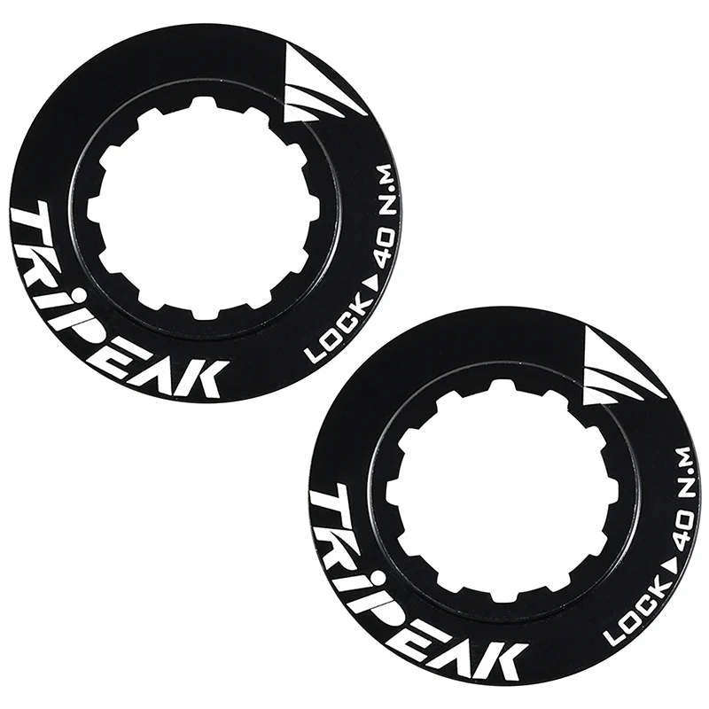 Écrou Disque De Frein Centerlock Tripeak Aluminium Ultra Léger 7G Noir - Serrage Interne (Vendu A La Paire)