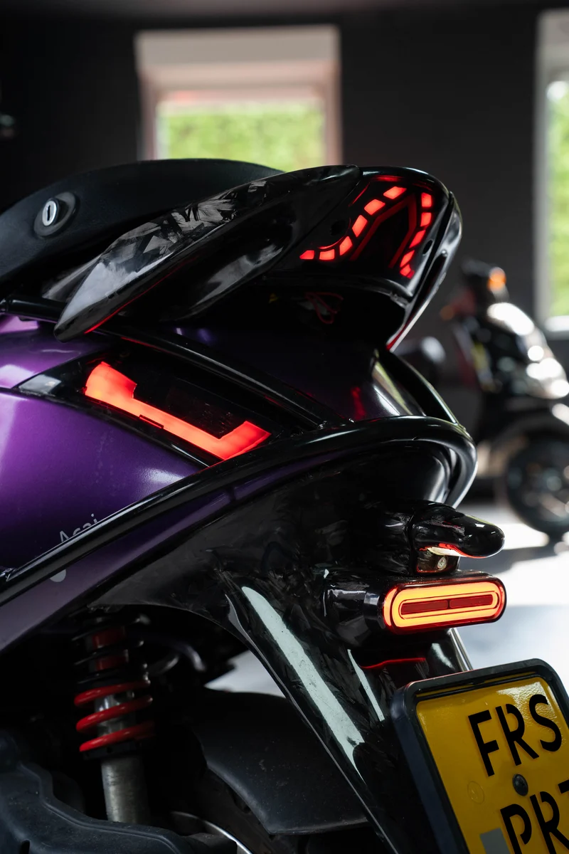 Power1 LED clignotant clair piaggio zip achter fumée
