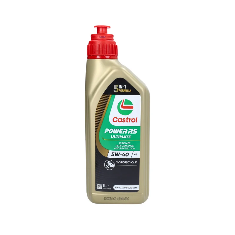 Huile Castrol Power RS/1 Racing 4 Temps 5W40 1 Litre