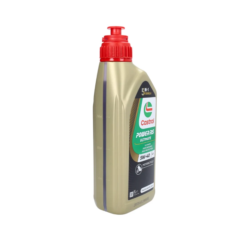 Huile Castrol Power RS/1 Racing 4 Temps 5W40 1 Litre