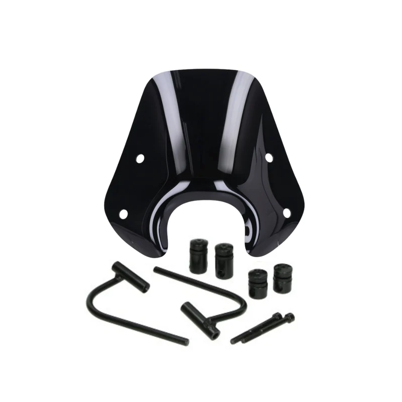 Pare-Brise Bas Piaggio Zip Noir Brillant