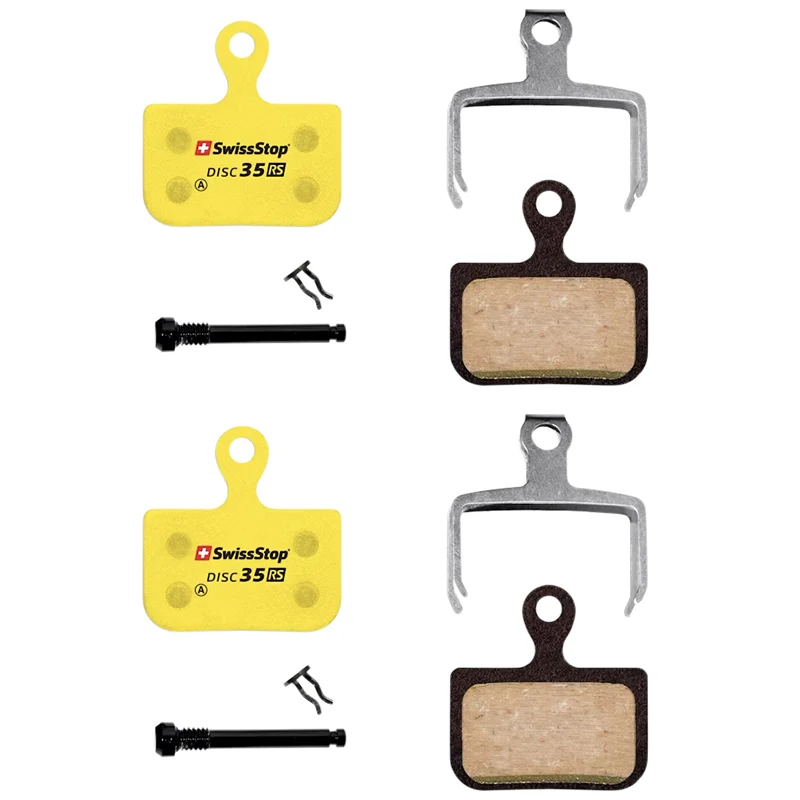 Plaquette De Frein Route - VTT Sram Red Et Force Etap Axs, Level Ultimate Et Tlm B1 (Swissstop Organic Silence - Disc 35Rs Pair & Fair) (2 Paires) - Compatible VAE