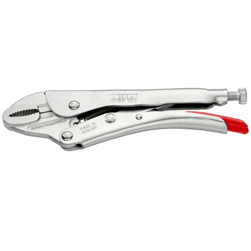 Pince A Etau Universelle Pro Knipex 180 mm Zinguee Avec Vis De Réglage (41 04 180) -Made In Germany-