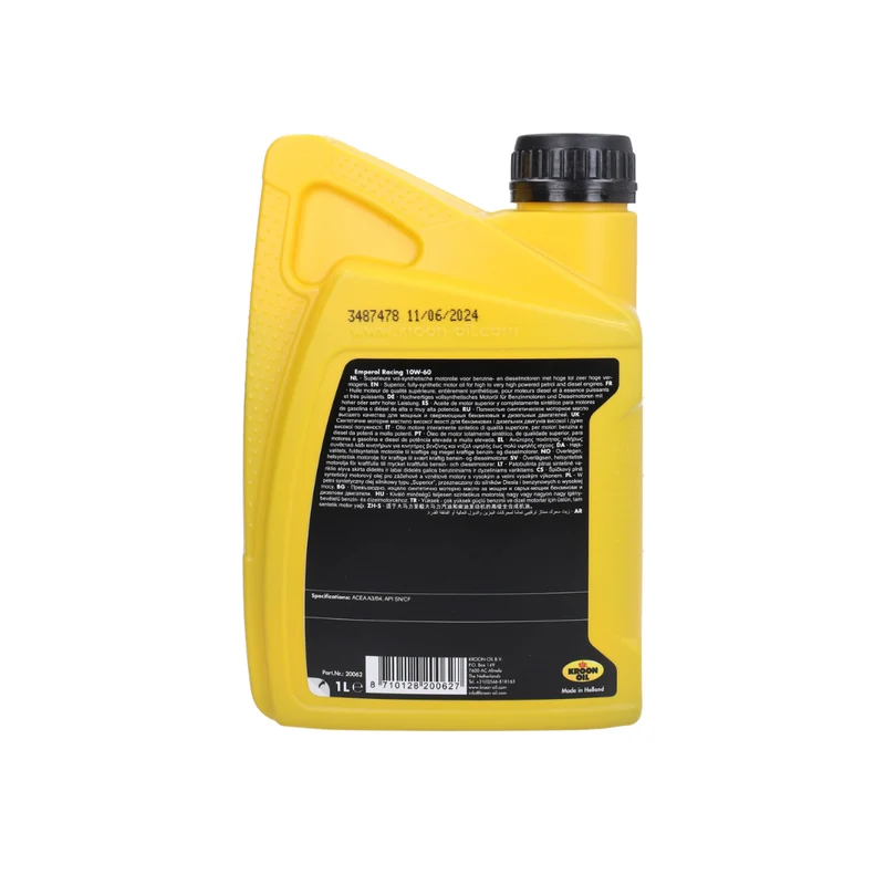 Huile moteur Kroon 10W60 Emperol Racing 1L Piaggio iGet