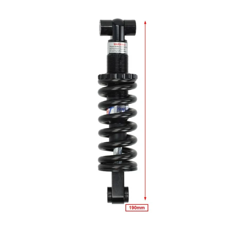 Amortisseur Arrière Noir Mono 190MM Ajustable V8 / V20 Fatbike