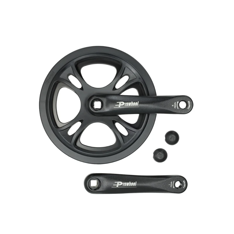 Jeu de pédalier de manivelle L+R + pignon 48 dents noir V20 Pro Fatbike