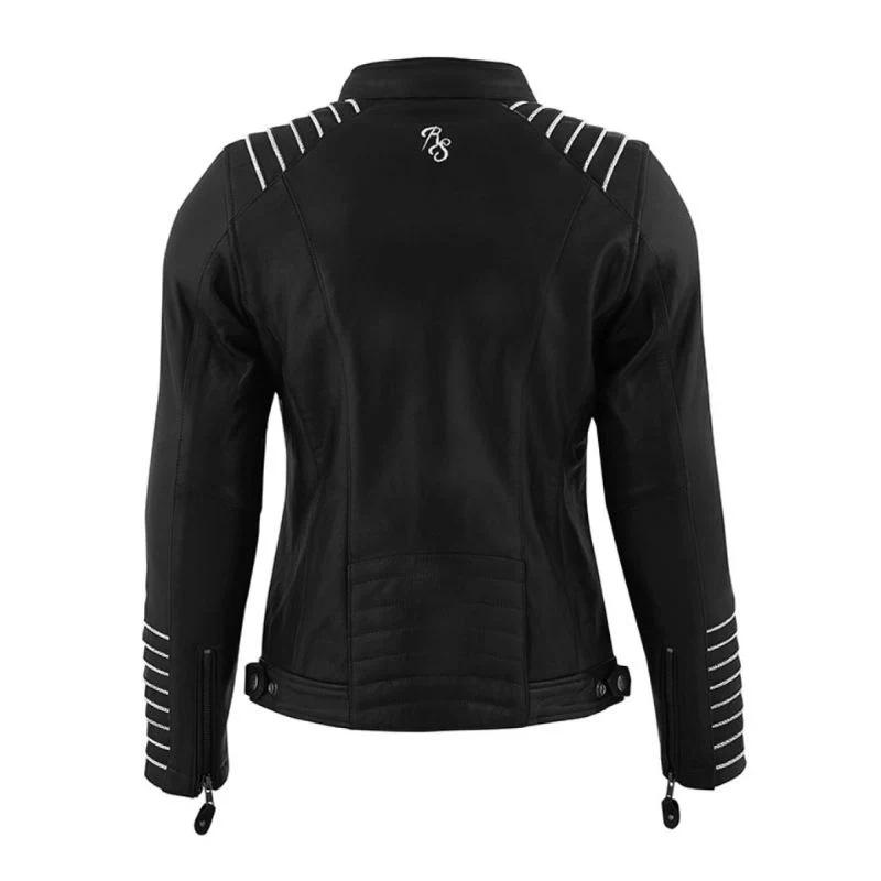 Blouson de moto femme AA - Jacket Amanda noir